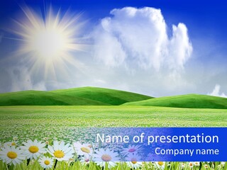 Leaf Brightly Petal PowerPoint Template