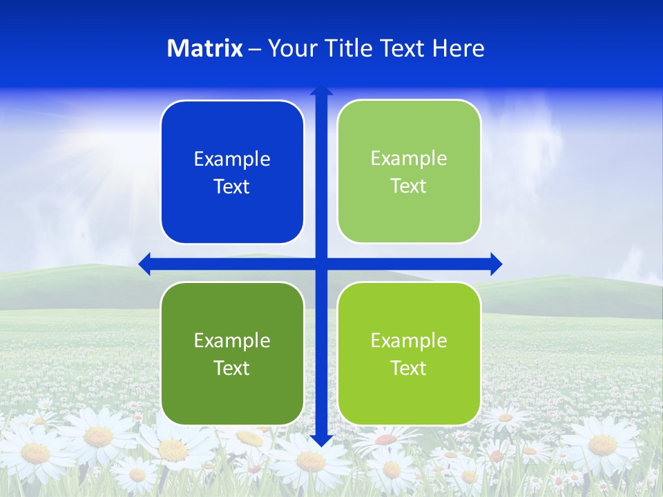 Leaf Brightly Petal PowerPoint Template