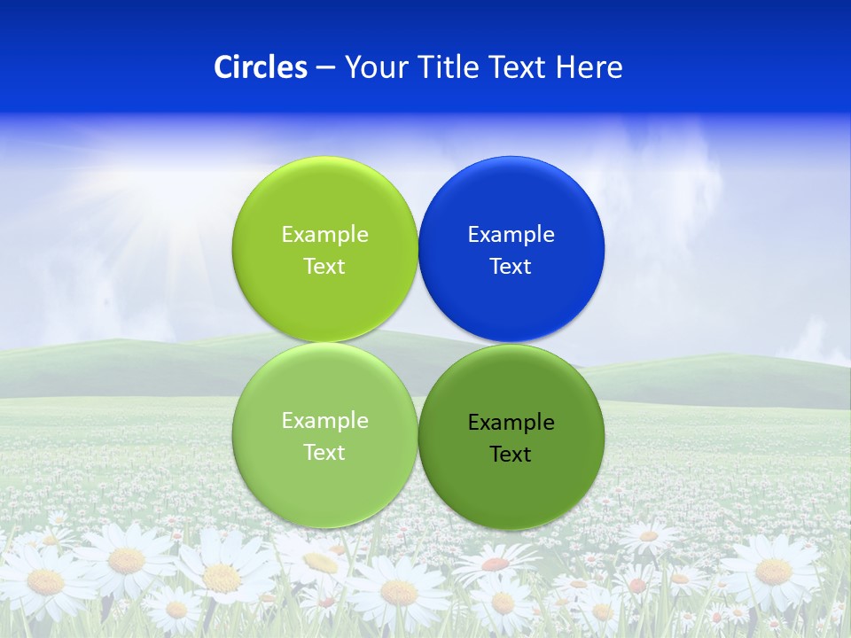 Leaf Brightly Petal PowerPoint Template