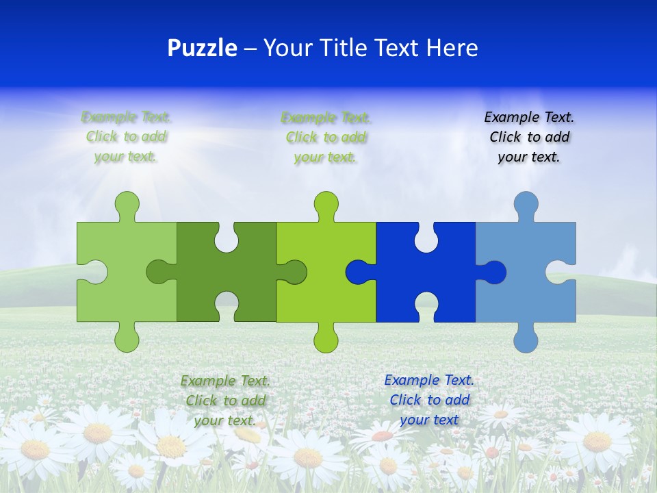 Leaf Brightly Petal PowerPoint Template