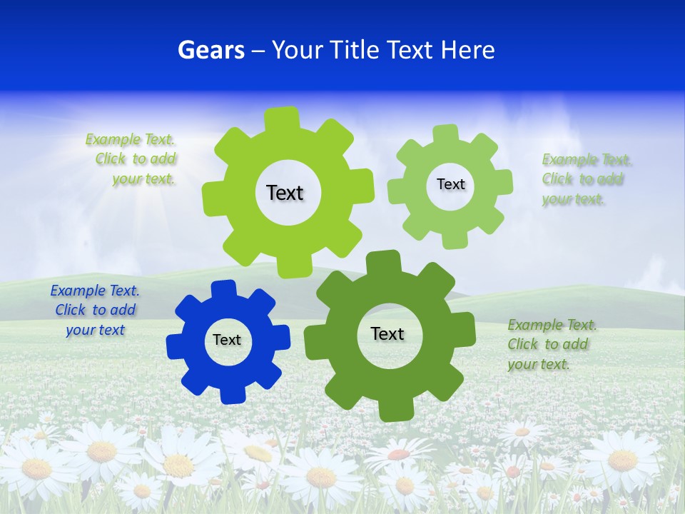 Leaf Brightly Petal PowerPoint Template