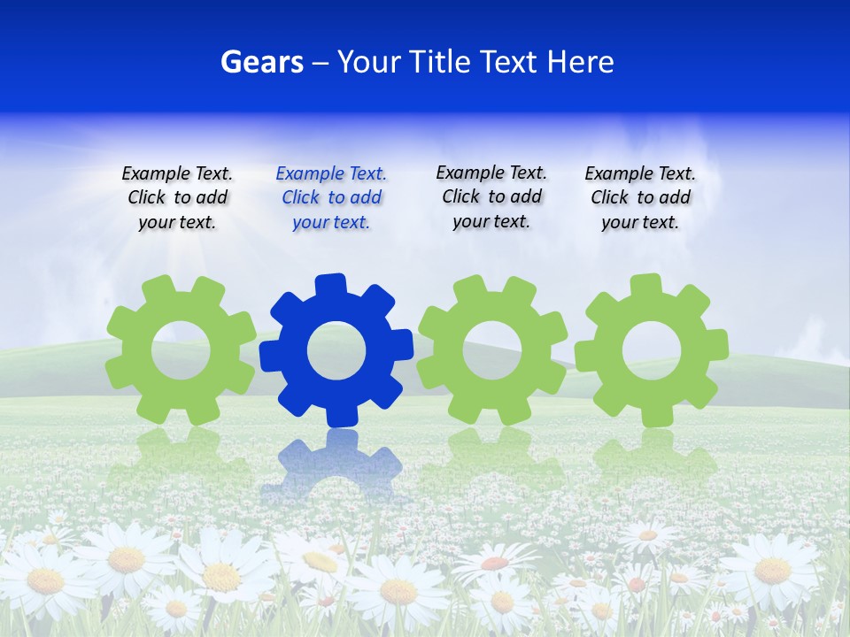 Leaf Brightly Petal PowerPoint Template