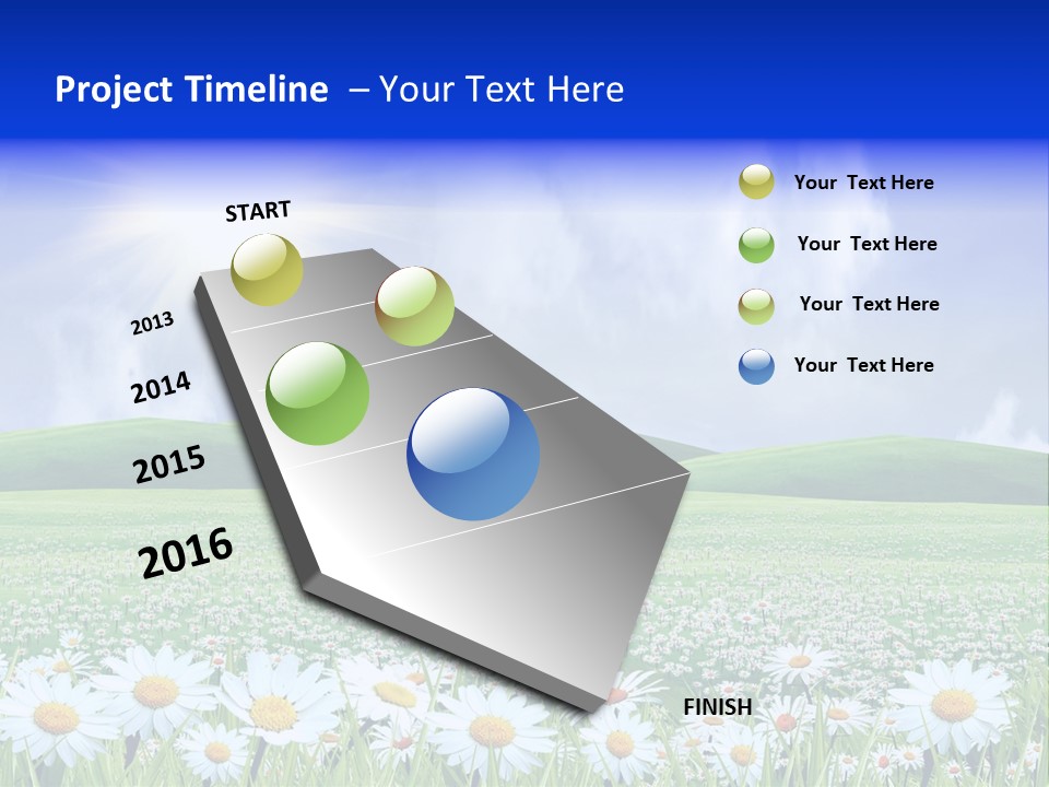 Leaf Brightly Petal PowerPoint Template