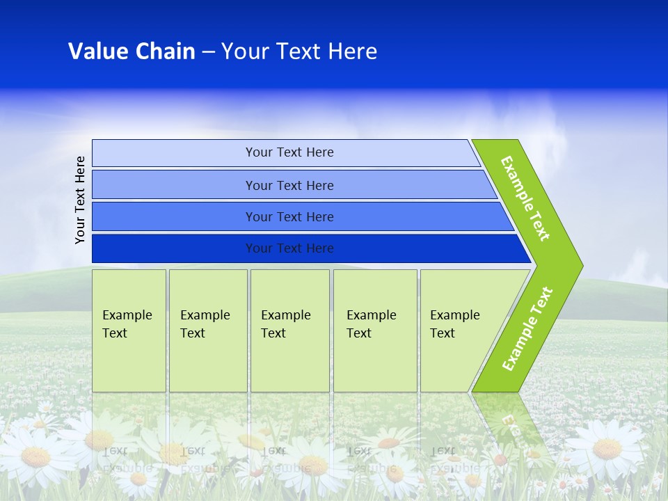Leaf Brightly Petal PowerPoint Template