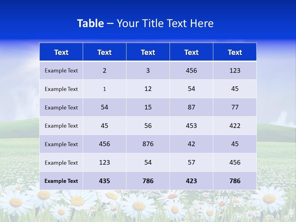 Leaf Brightly Petal PowerPoint Template