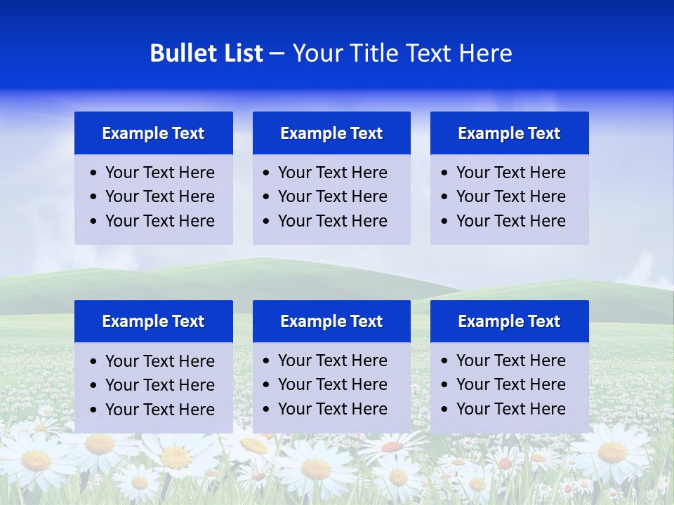 Leaf Brightly Petal PowerPoint Template