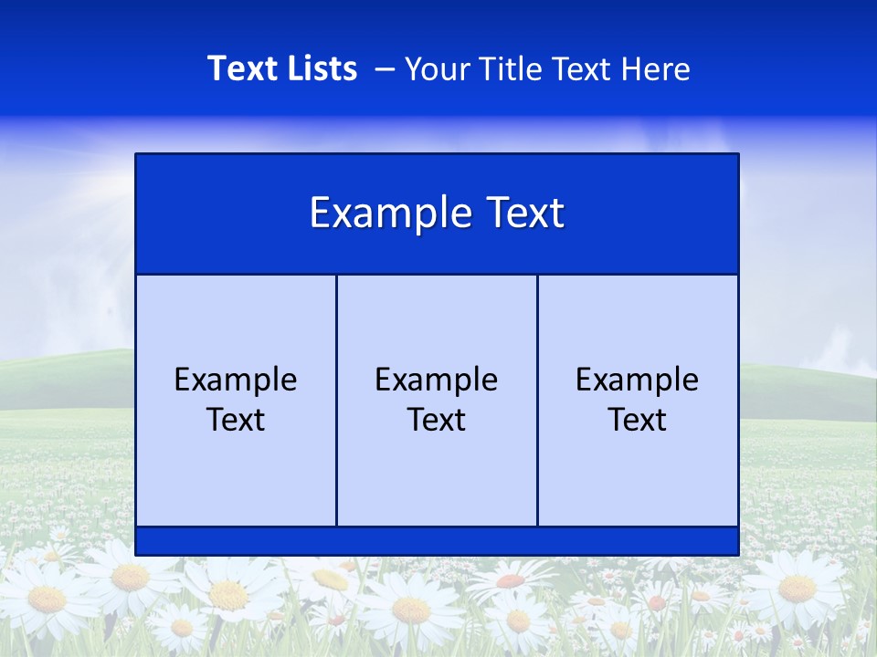 Leaf Brightly Petal PowerPoint Template