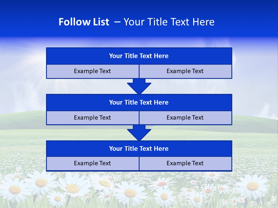 Leaf Brightly Petal PowerPoint Template