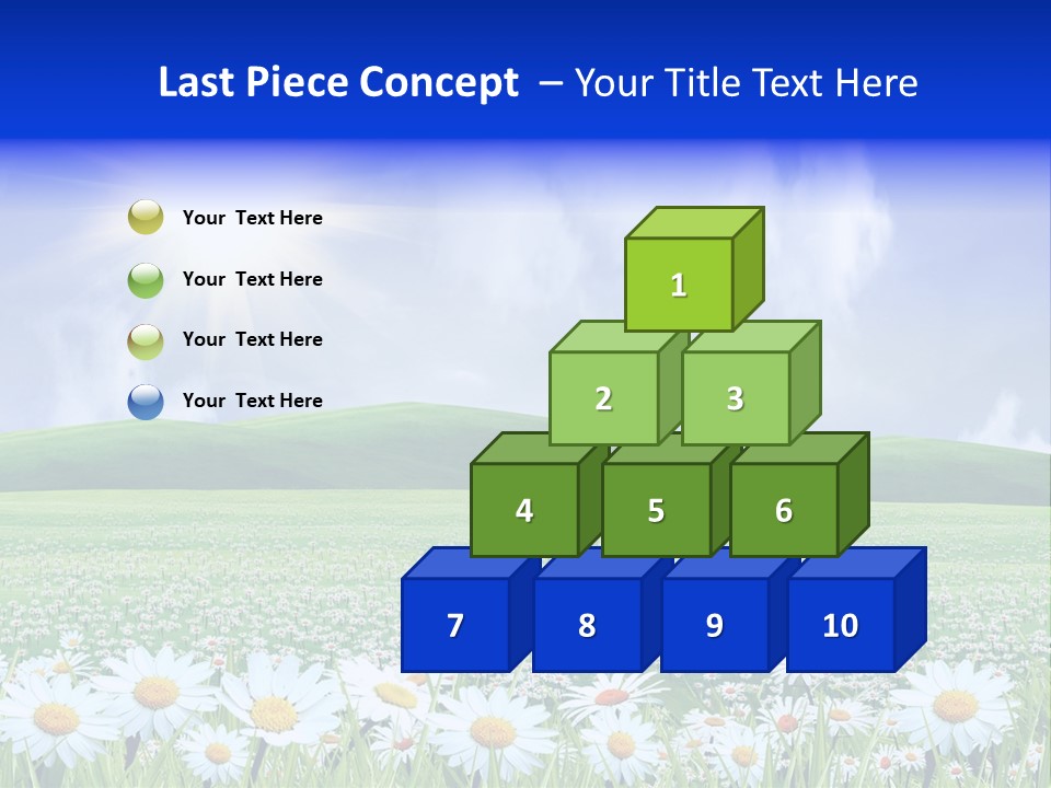 Leaf Brightly Petal PowerPoint Template