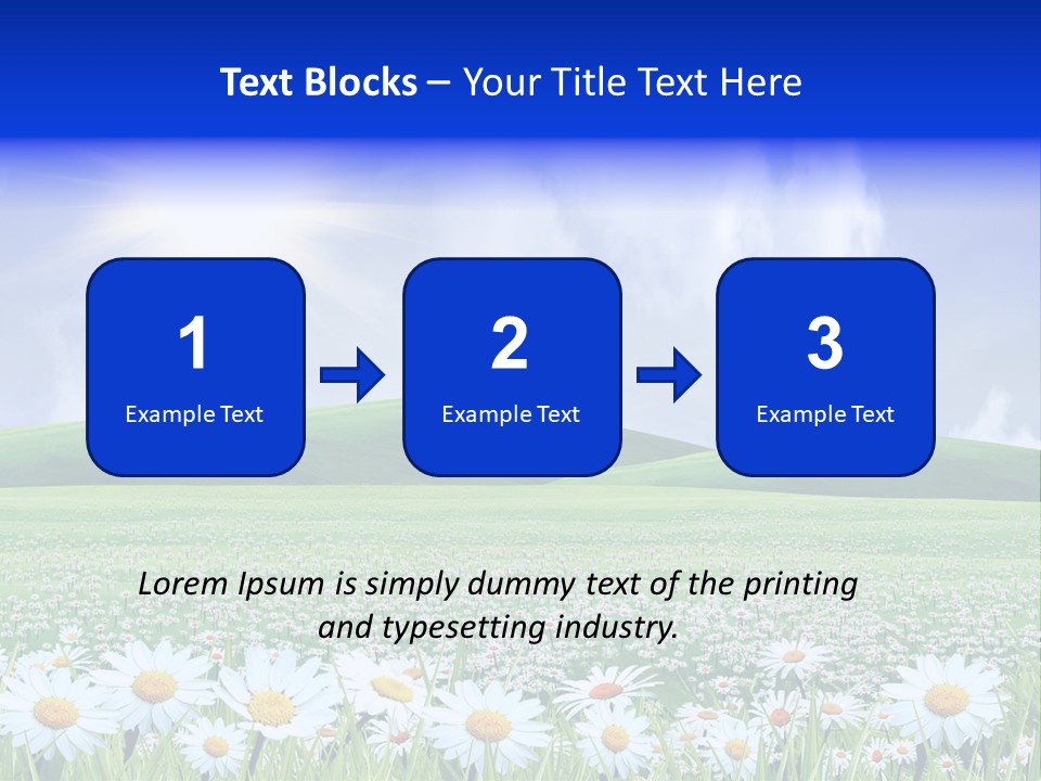 Leaf Brightly Petal PowerPoint Template