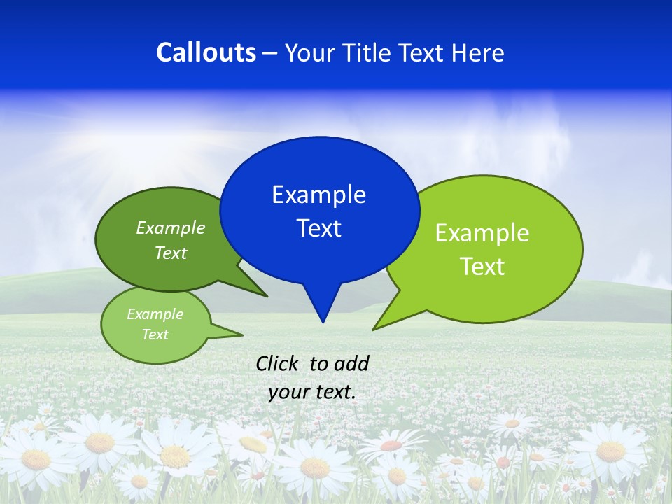 Leaf Brightly Petal PowerPoint Template