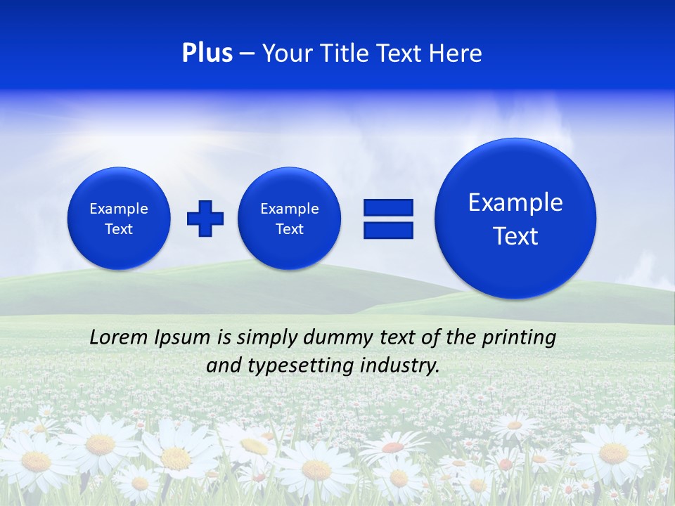 Leaf Brightly Petal PowerPoint Template