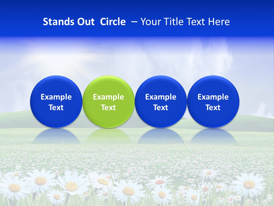 Leaf Brightly Petal PowerPoint Template