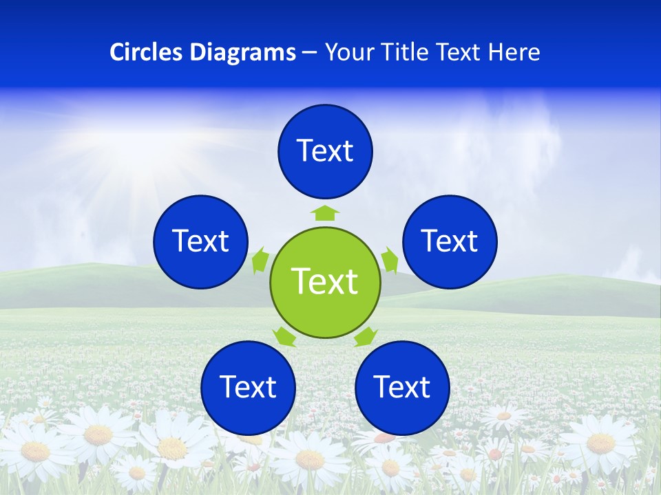 Leaf Brightly Petal PowerPoint Template