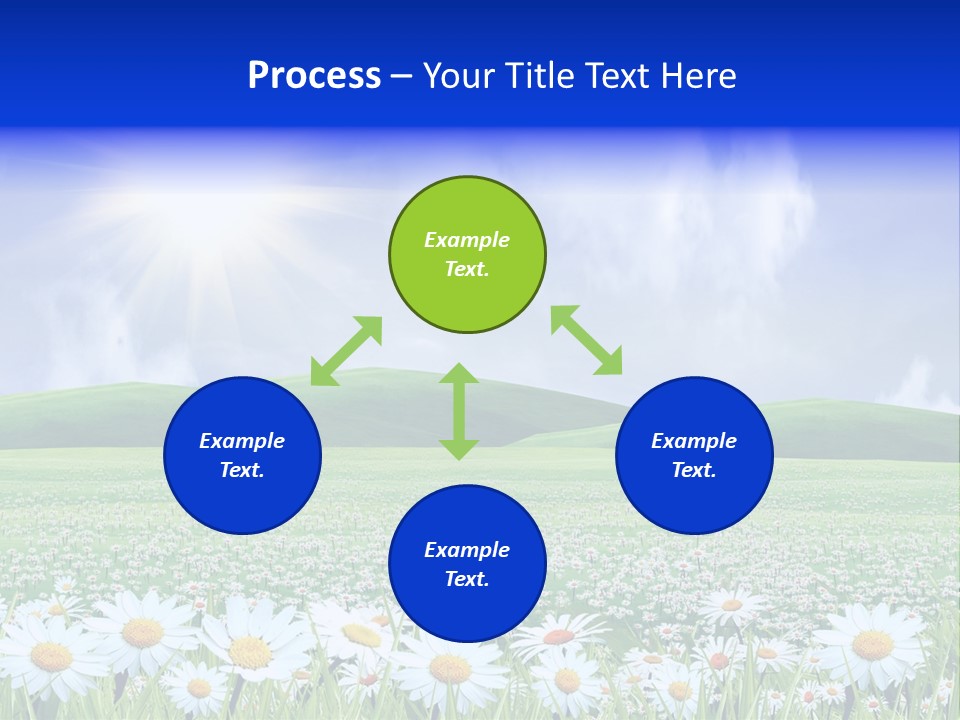 Leaf Brightly Petal PowerPoint Template
