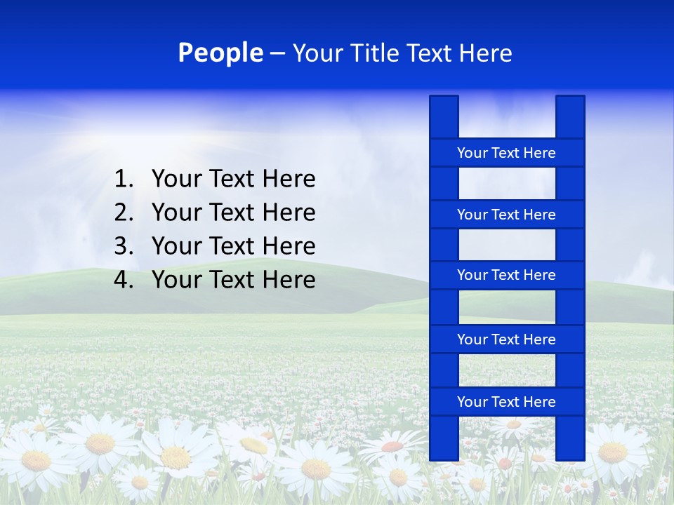 Leaf Brightly Petal PowerPoint Template