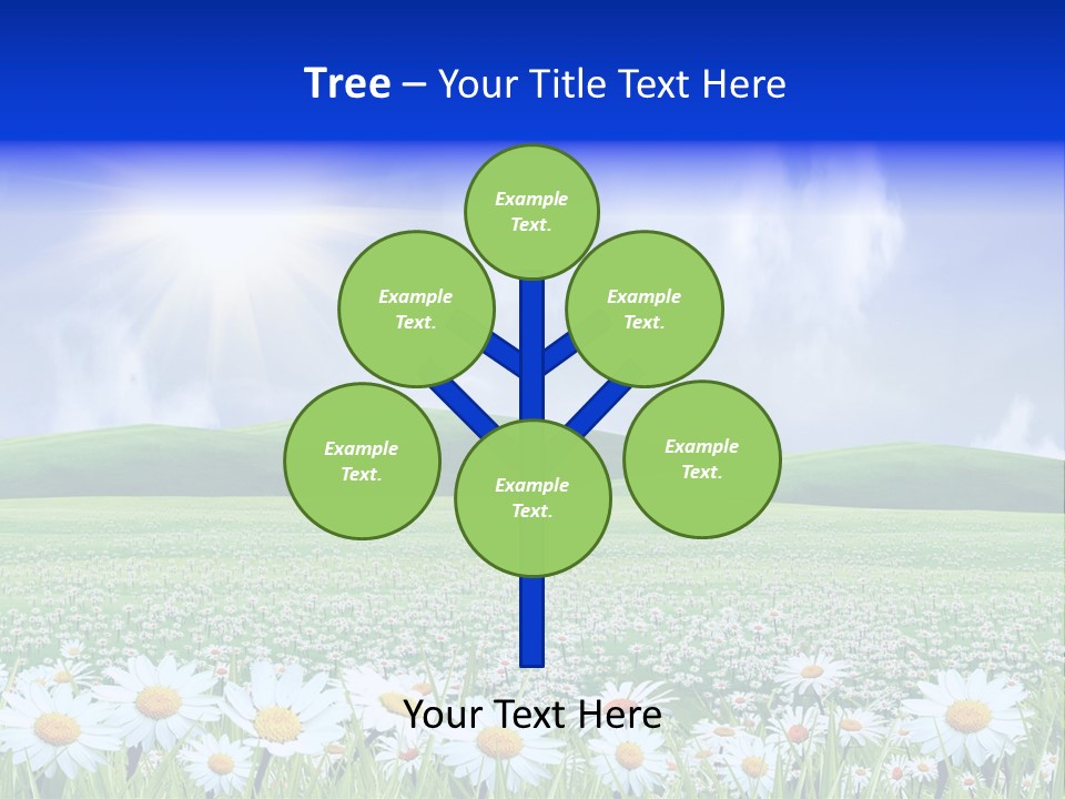 Leaf Brightly Petal PowerPoint Template