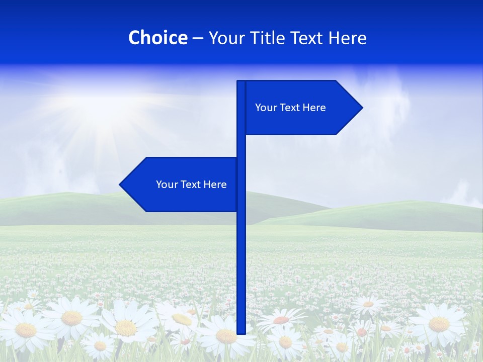 Leaf Brightly Petal PowerPoint Template