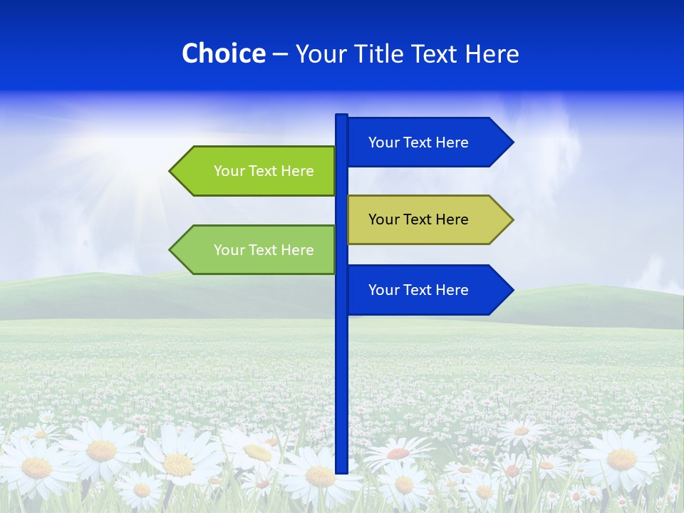 Leaf Brightly Petal PowerPoint Template