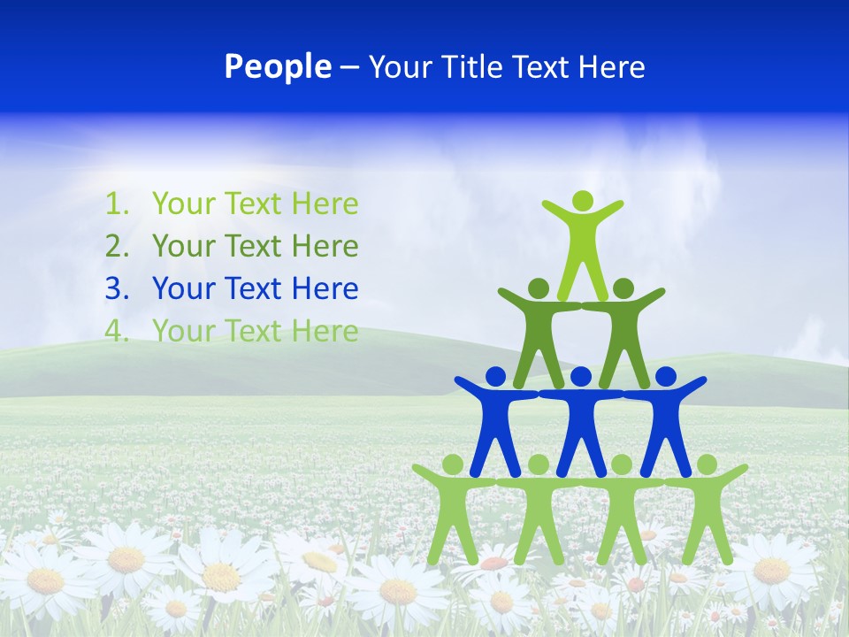 Leaf Brightly Petal PowerPoint Template