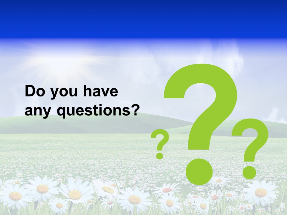 Leaf Brightly Petal PowerPoint Template