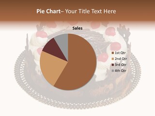 Close Up Cream Dishware PowerPoint Template