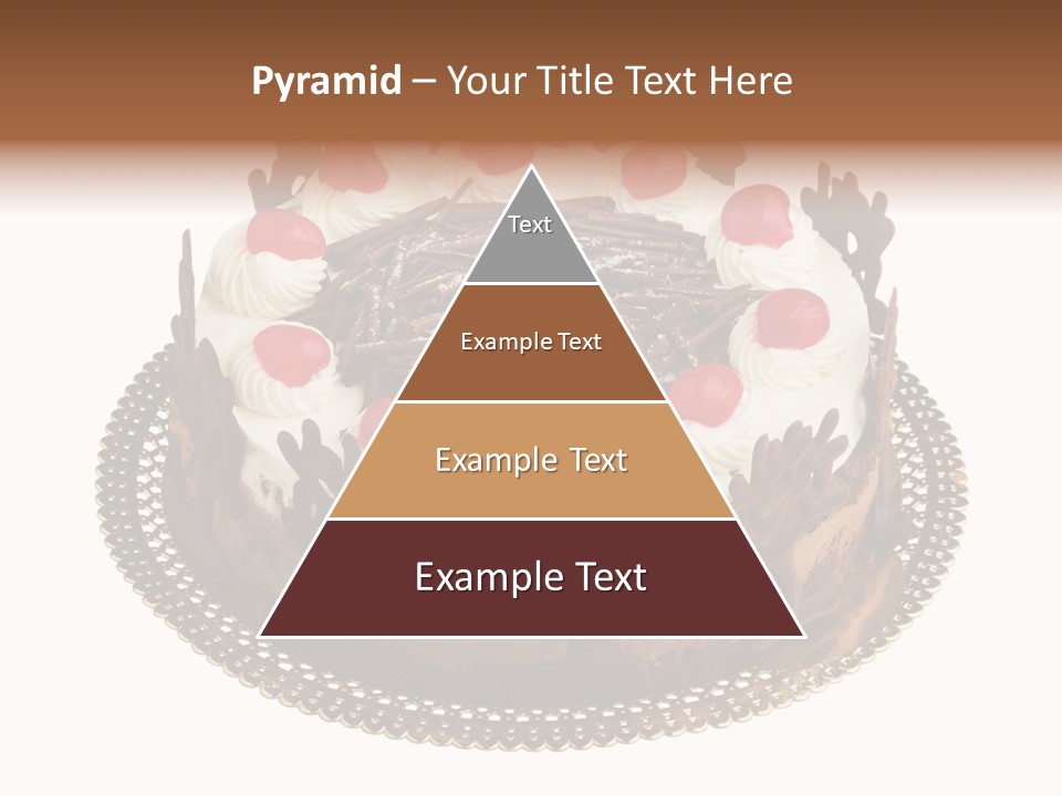 Close Up Cream Dishware PowerPoint Template