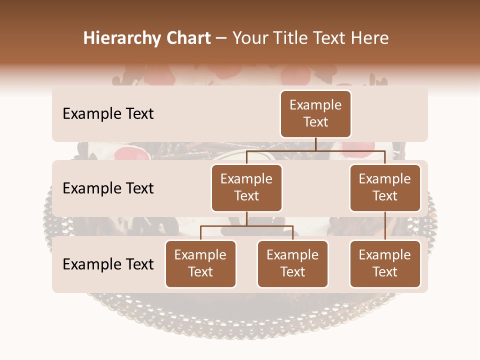 Close Up Cream Dishware PowerPoint Template