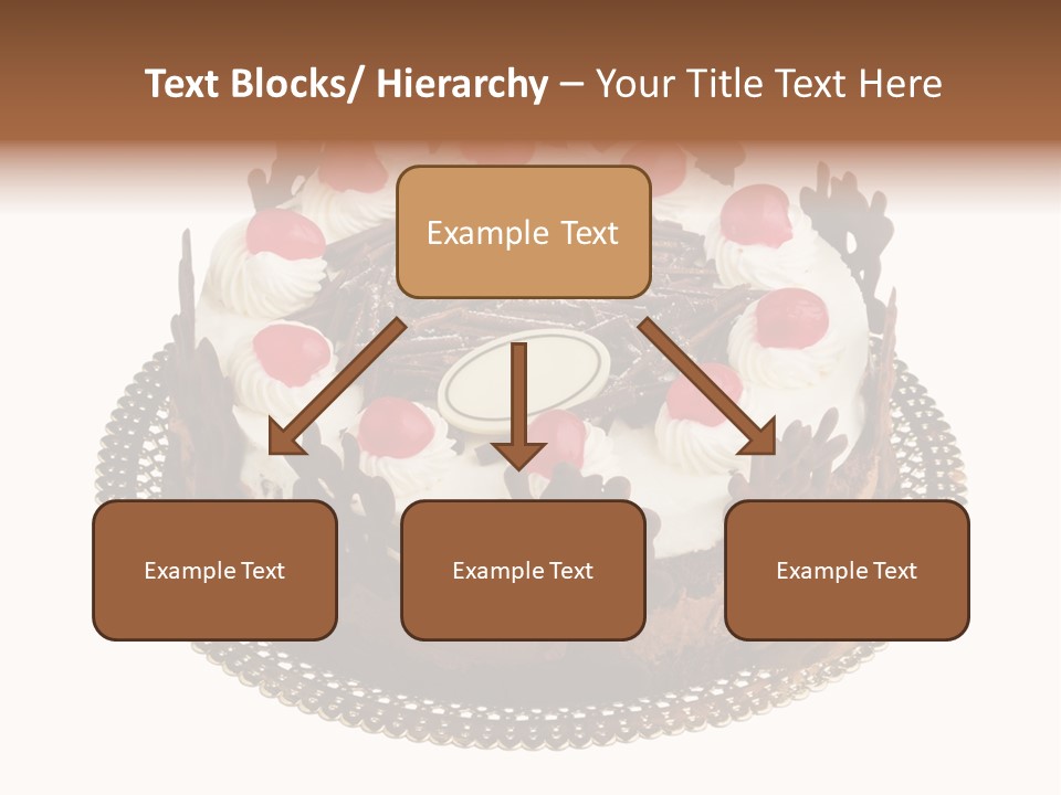 Close Up Cream Dishware PowerPoint Template