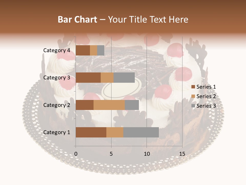Close Up Cream Dishware PowerPoint Template