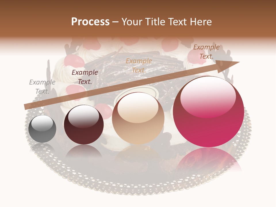 Close Up Cream Dishware PowerPoint Template