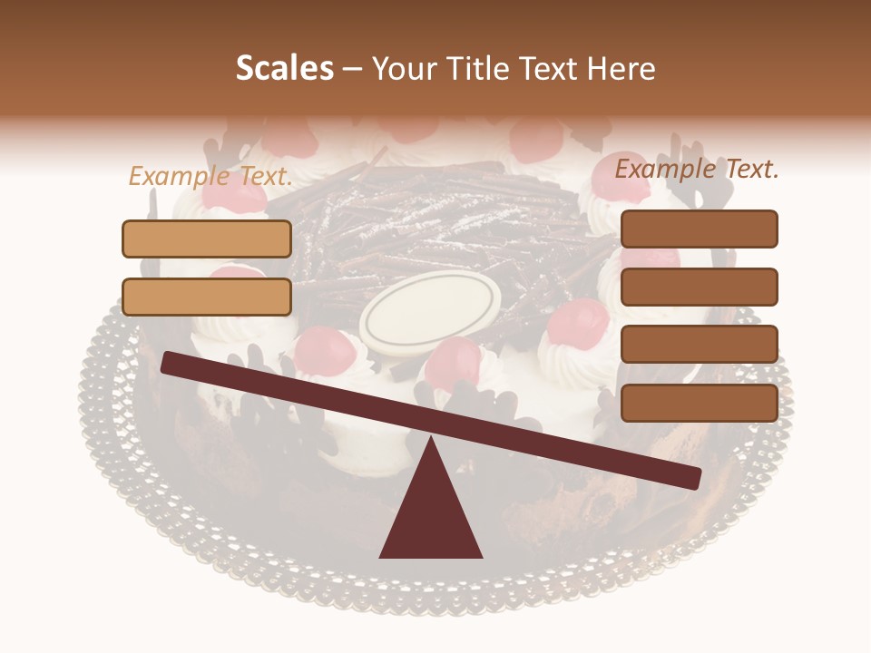 Close Up Cream Dishware PowerPoint Template