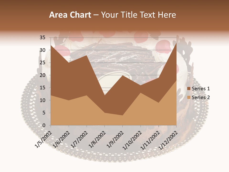 Close Up Cream Dishware PowerPoint Template