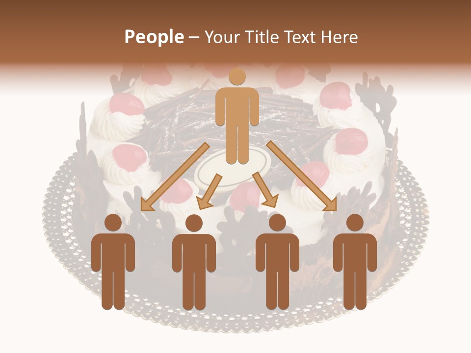 Close Up Cream Dishware PowerPoint Template