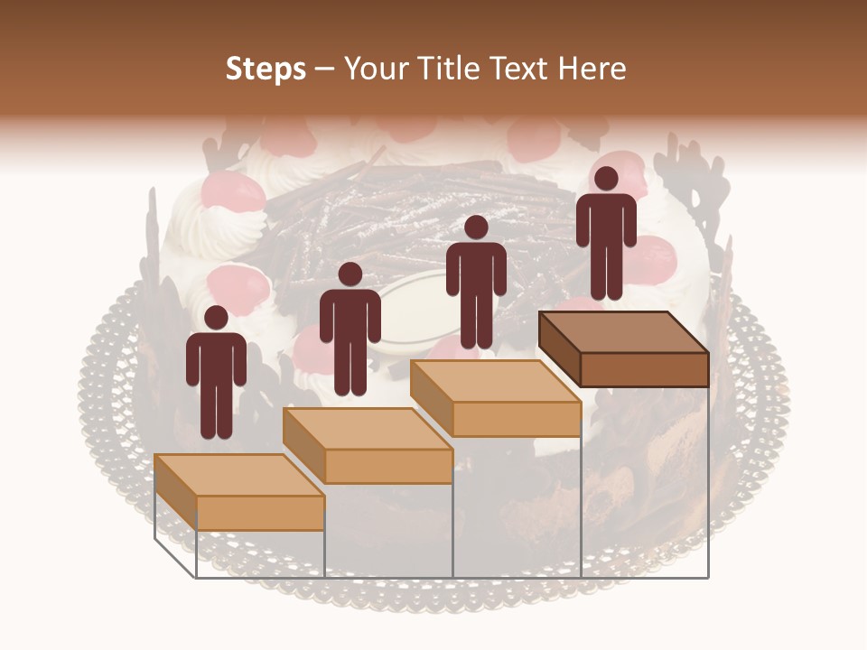 Close Up Cream Dishware PowerPoint Template