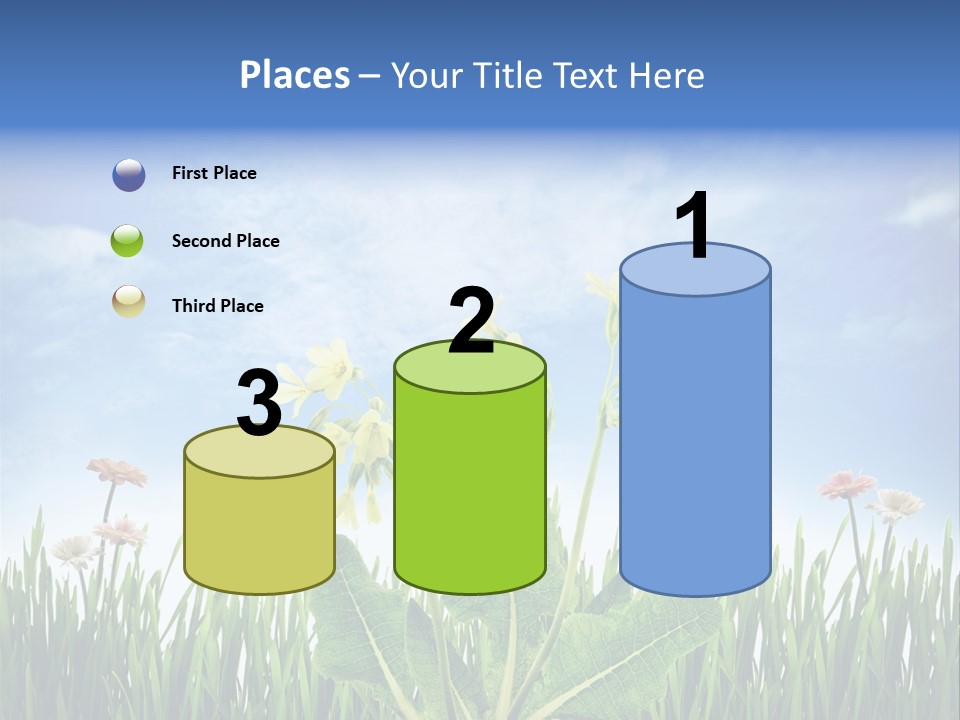 Nature Flower Yellow PowerPoint Template