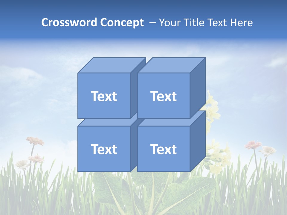 Nature Flower Yellow PowerPoint Template