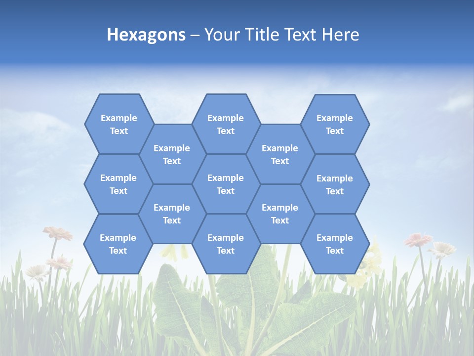 Nature Flower Yellow PowerPoint Template