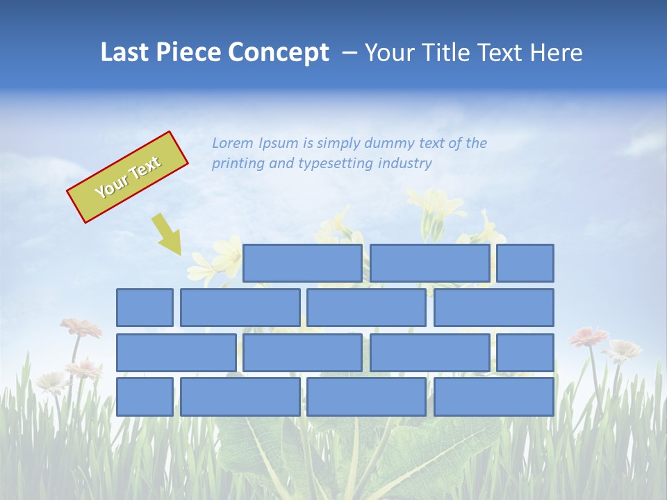 Nature Flower Yellow PowerPoint Template