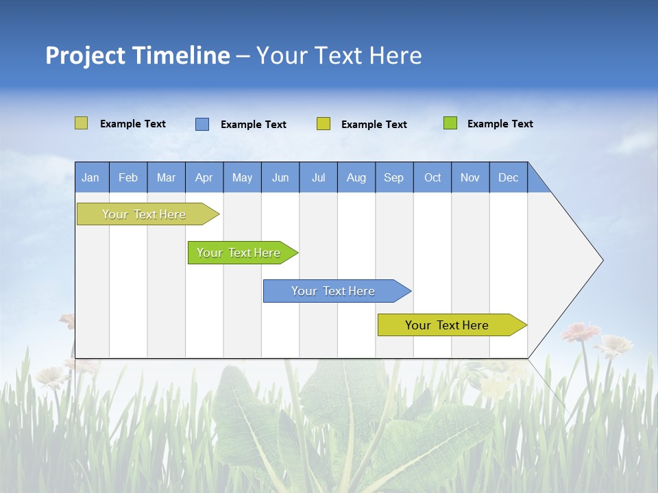 Nature Flower Yellow PowerPoint Template
