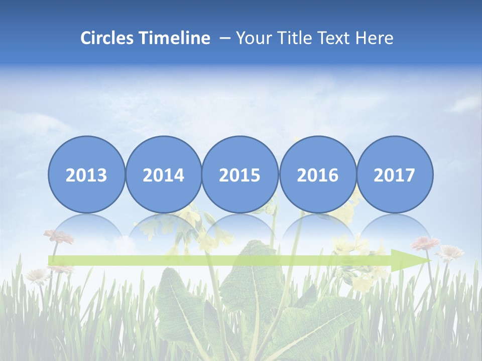 Nature Flower Yellow PowerPoint Template