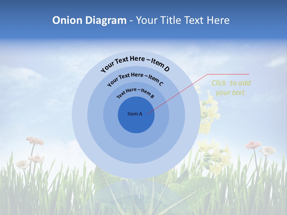 Nature Flower Yellow PowerPoint Template