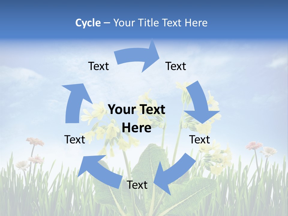 Nature Flower Yellow PowerPoint Template