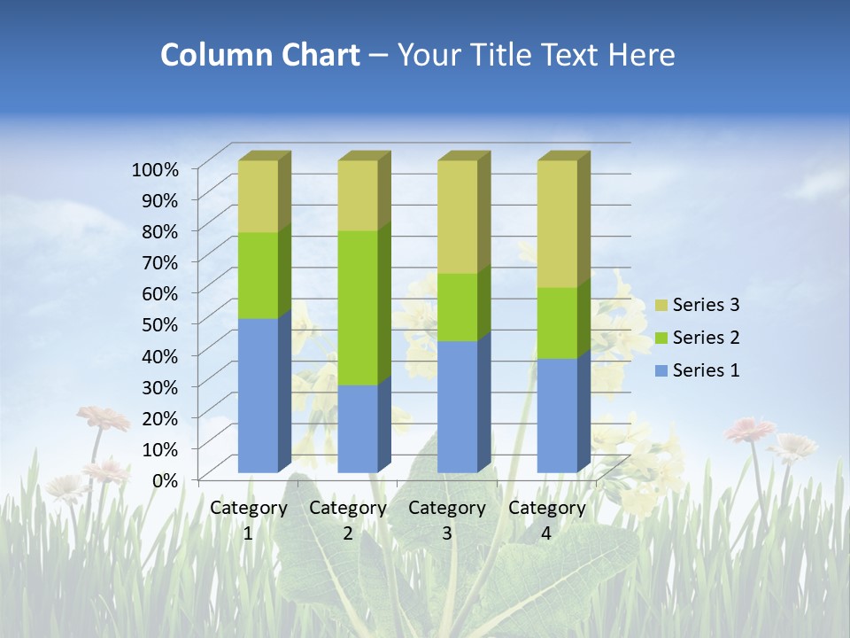 Nature Flower Yellow PowerPoint Template