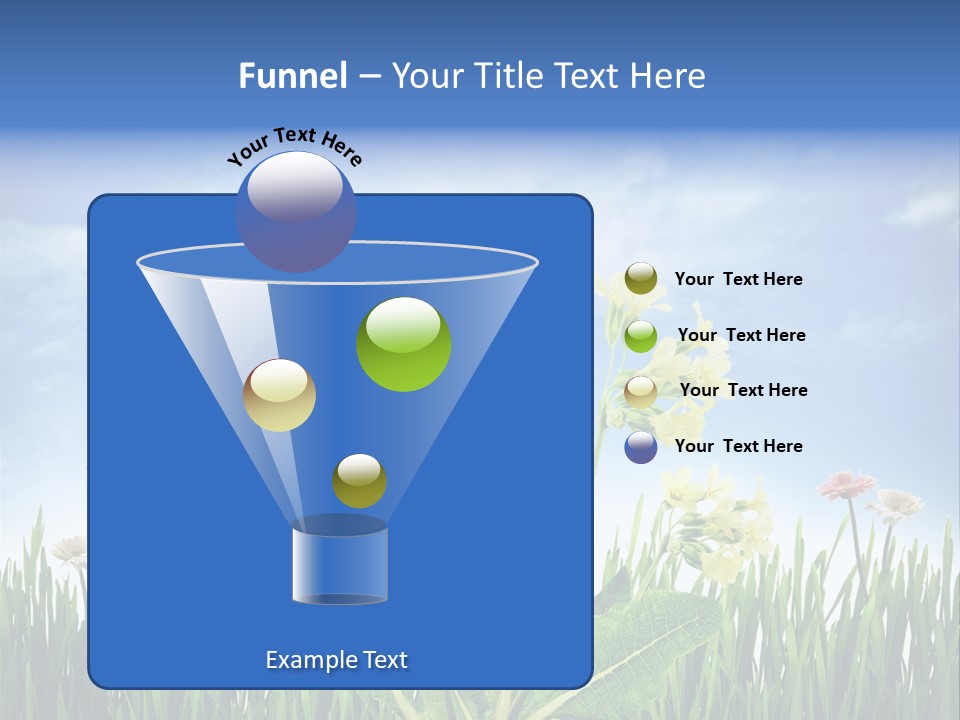 Nature Flower Yellow PowerPoint Template