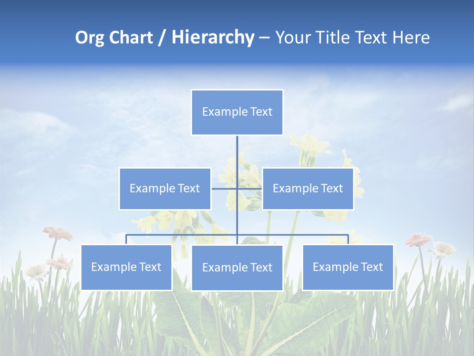 Nature Flower Yellow PowerPoint Template