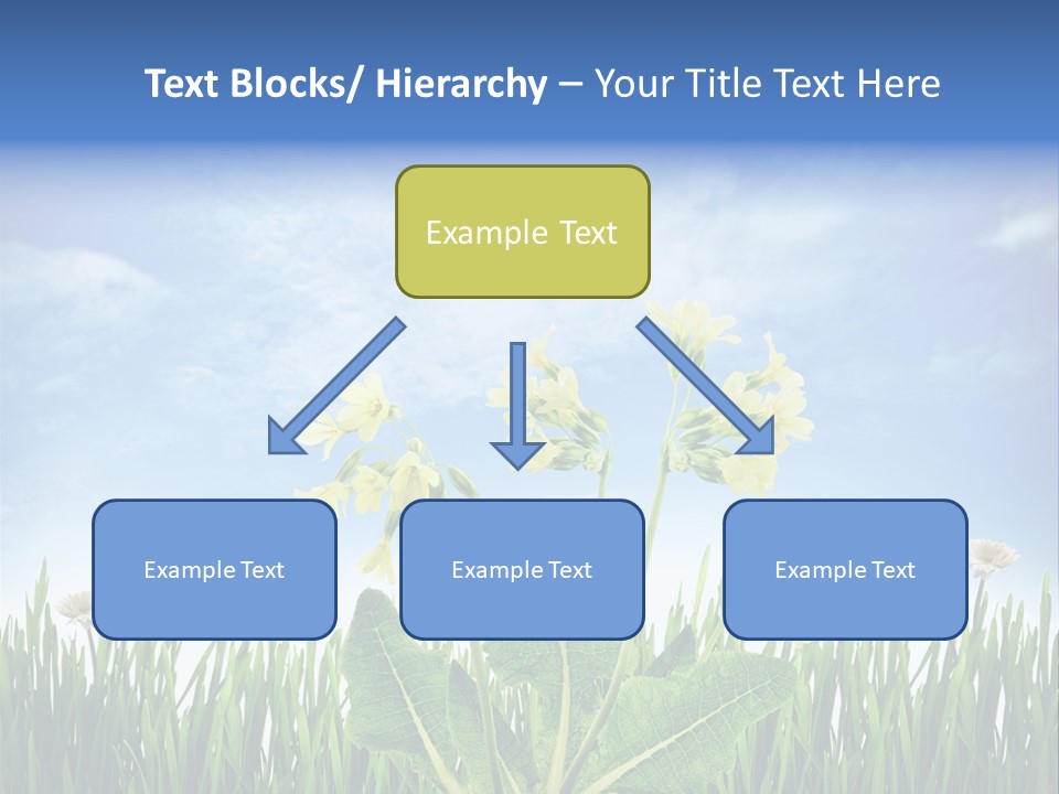 Nature Flower Yellow PowerPoint Template