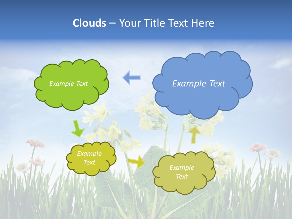 Nature Flower Yellow PowerPoint Template