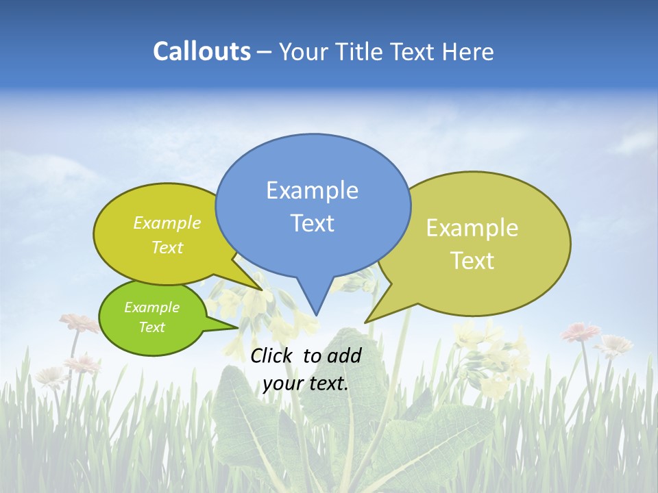 Nature Flower Yellow PowerPoint Template