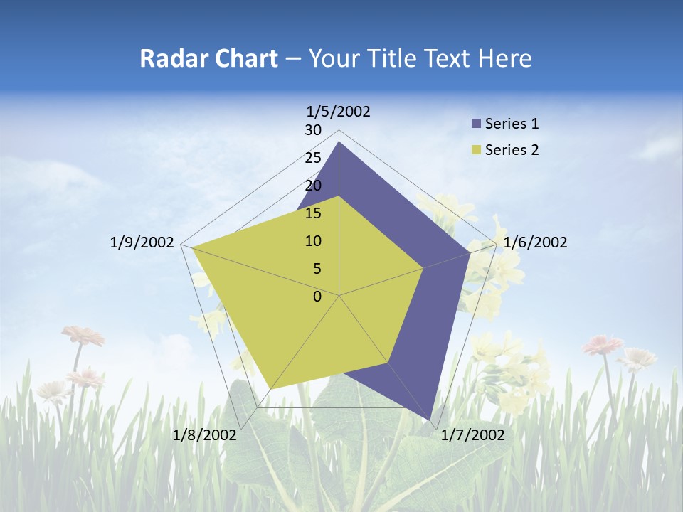Nature Flower Yellow PowerPoint Template